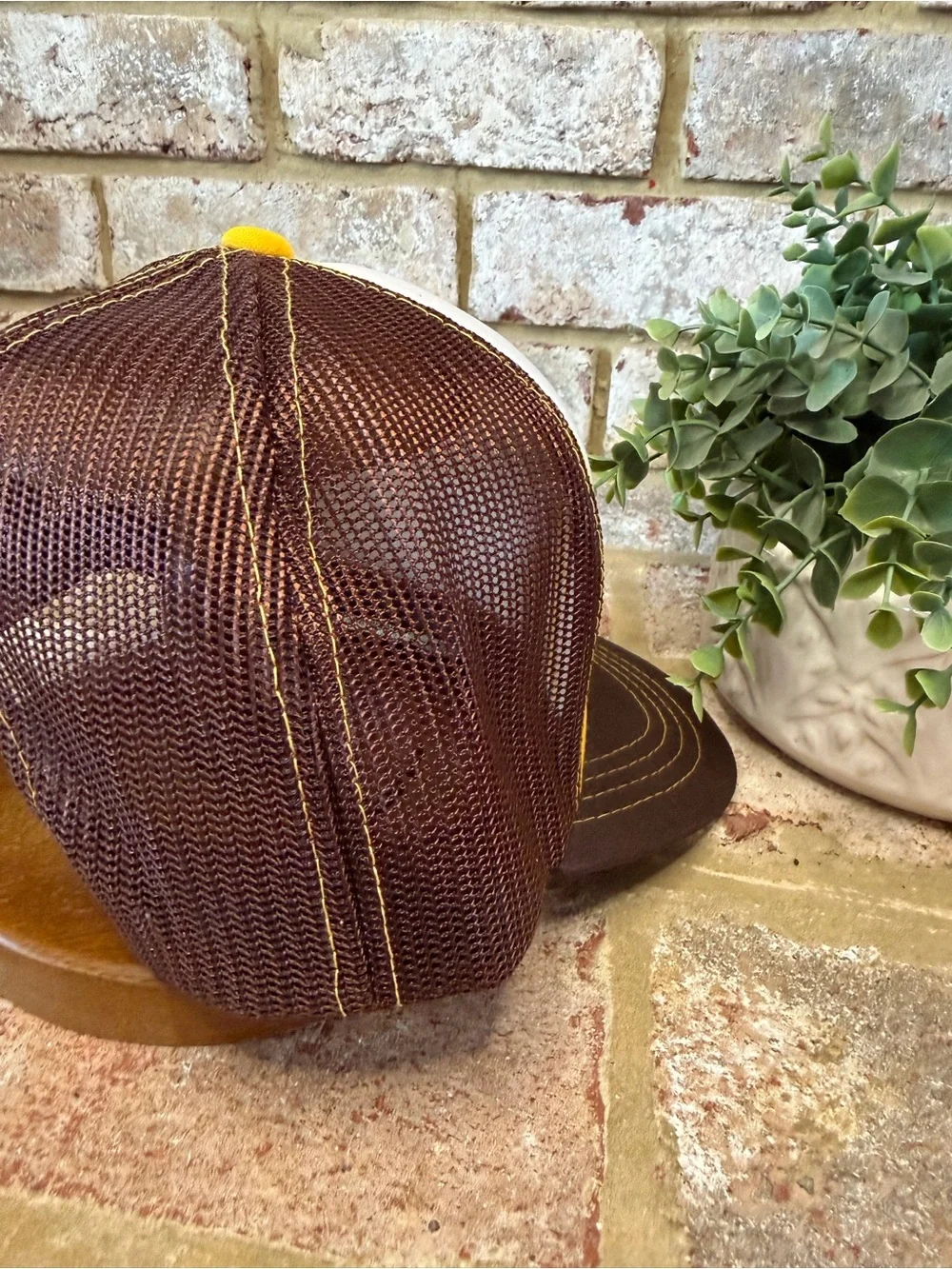 Vintage | Florida Trucker Hat - Brown, Yellow & White